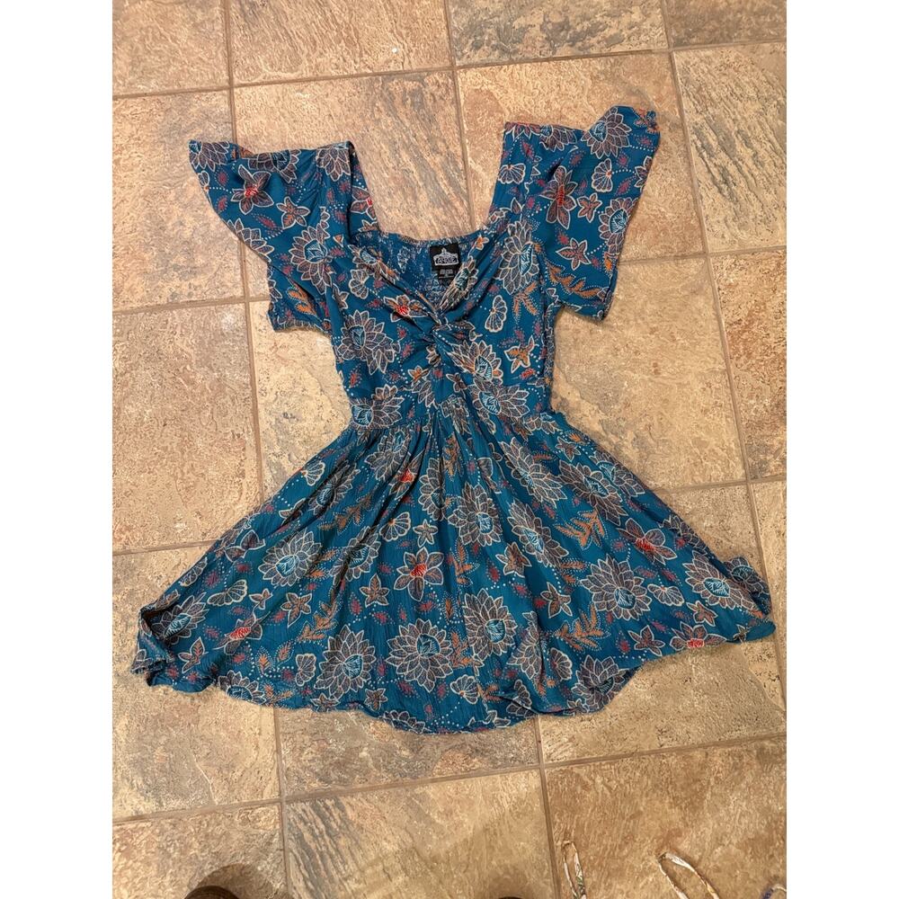 Angie 4pc Boho Dress Bundle Lot S/M Floral Maxi Mid Summer - Picture 4 of 12